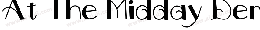 At The Midday Demo字体转换